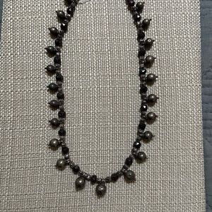 Sterling and garnet necklace